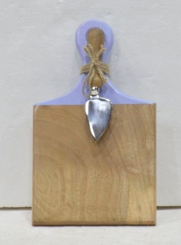 Wooden Chopping Board With Knife