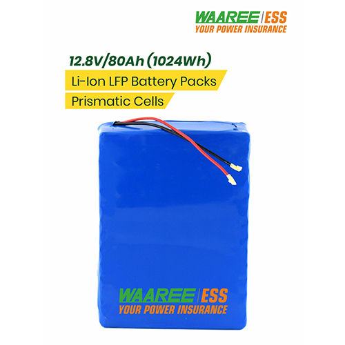 12.8V-80Ah Li-Ion Cylindrical Cells Battery Packs For Solar Street Light Nominal Voltage: 12.8 V Volt (V)