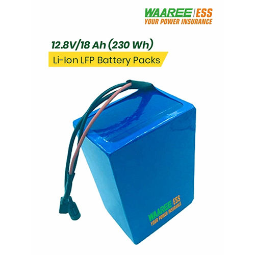 12.8V-18 Ah Li-Ion Lfp Battery Pack For Solar Street Light Nominal Voltage: 12.8 V Volt (V)