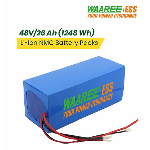 48V-26 Ah Li-Ion NMC Battery Packs For EV- 2 Wheelers Cycle