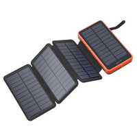 Solar Mobile Charger - Color: Black
