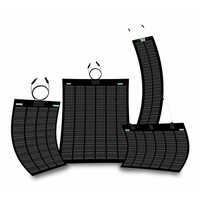 Flw-110-36s Flexible Solar Panel - Color: Black