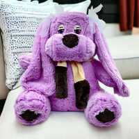 Dog Toy - 42 cm Size, Cream, Violet, Pink, and Brown Colors | Ideal for Children, Fun and Engaging Playtime
