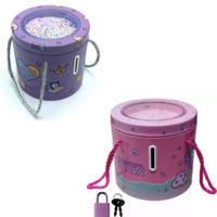 unicorn round shape money bank