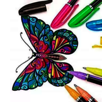 Neon colour pen 24