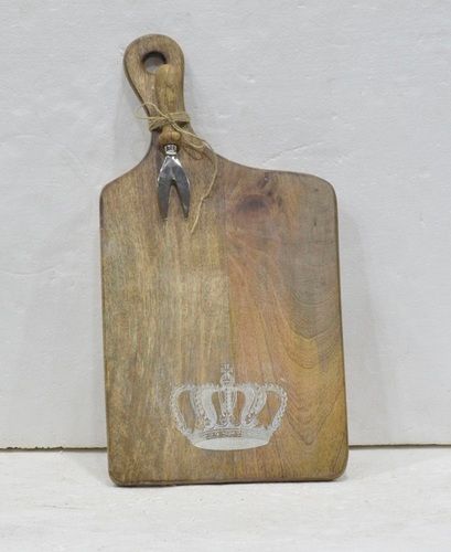 Wooden Printed Chopping Board With Server