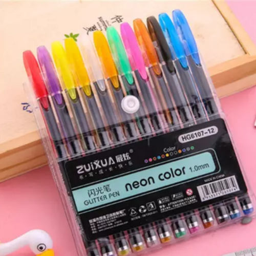 neon colour pen 12