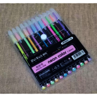 neon colour pen 12