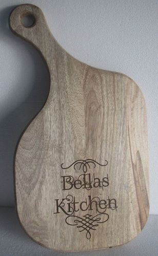 Decorative Wooden Chopping Board With Original Finish