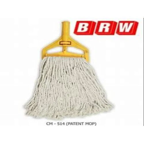 White Brw Patent Mop