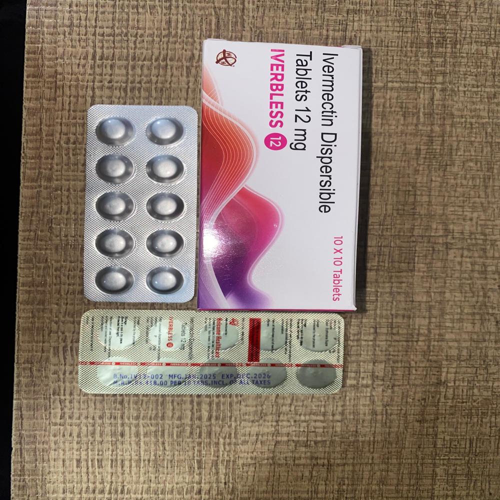Ivermectin 12mg Tablet - Drug Type: General Medicines