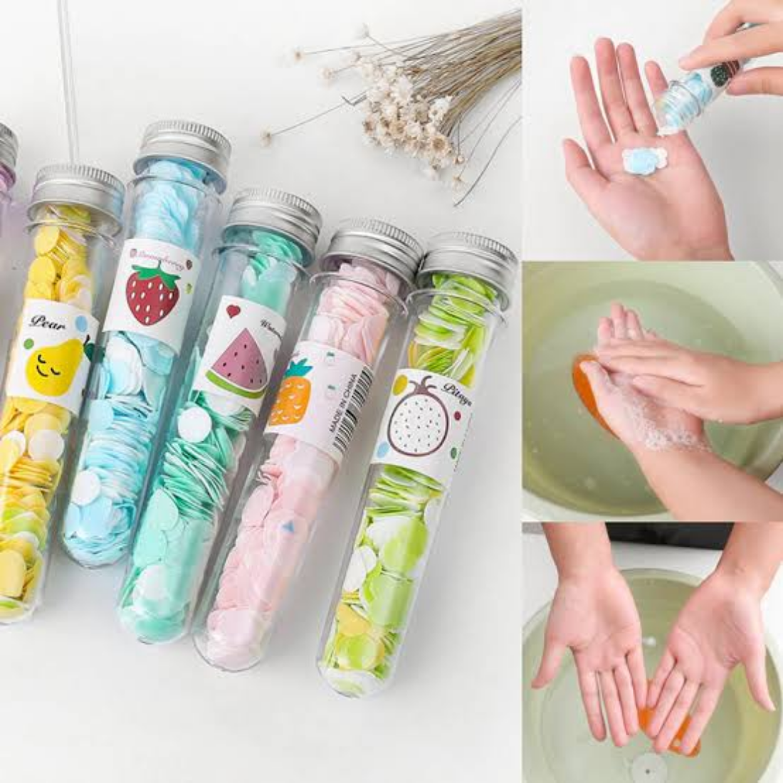 Bottle papper soap