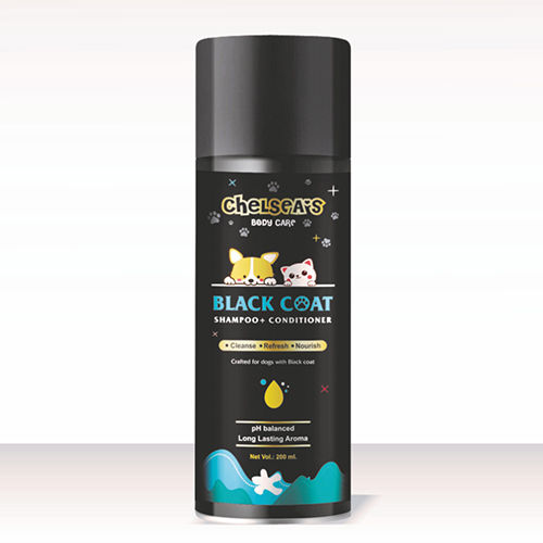 Black Coat Shampoo and Conditioner for Dogs and Cats