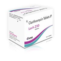 Clarithromycin 250 Mg - Antibiotic Tablets For Bacterial Infections | Treats Pneumonia, Bronchitis, Ear, Skin, Throat Infections