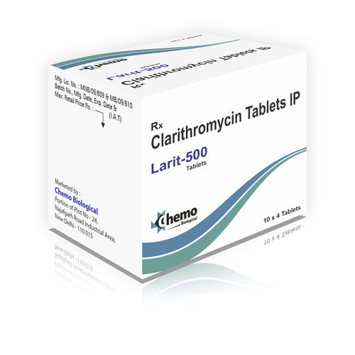 Clarithromycin 500 Mg Tablets