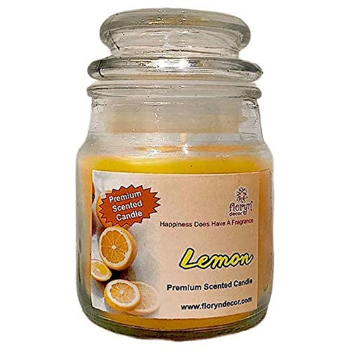 Yellow Scented Cookie Jar Candle