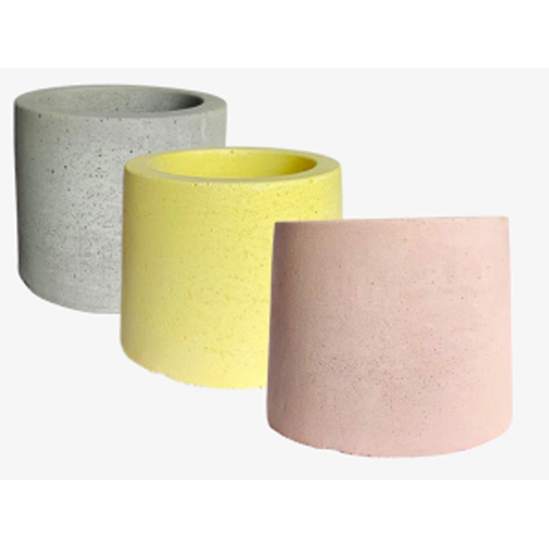 Floryn Decor Handmade Sturdy Concrete Jar For Candle Making