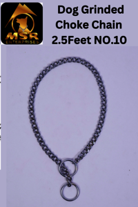 2.5 Feet Grinded Twisted Iron Dog Choke Chain