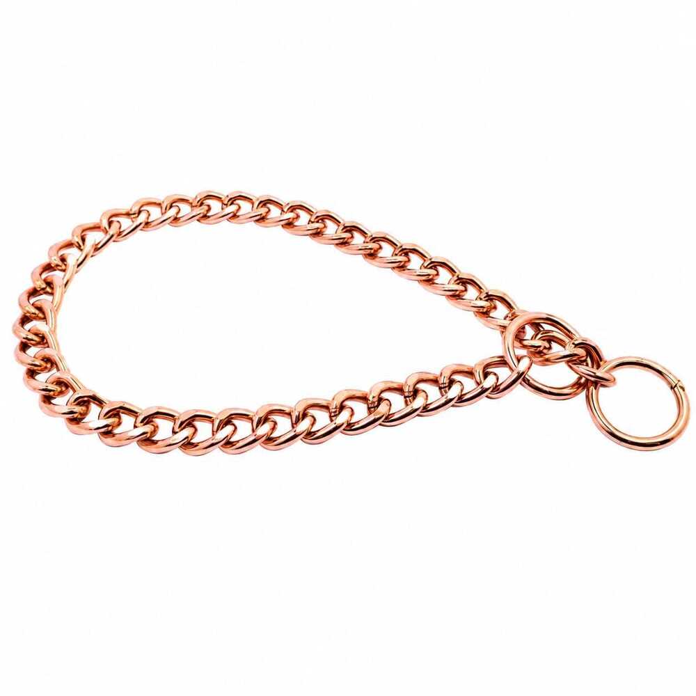 Dog  Chain Choke  Rose Gold