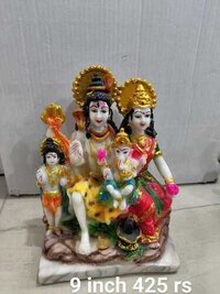 Polystone Goddess Statues - 9 Inches, Glossy White Finish | Elegant Decorative Art Pieces