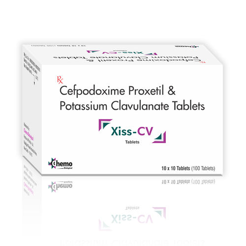 Cefpodoxime 200 mg + clavulanic acid 125 mg Tablets