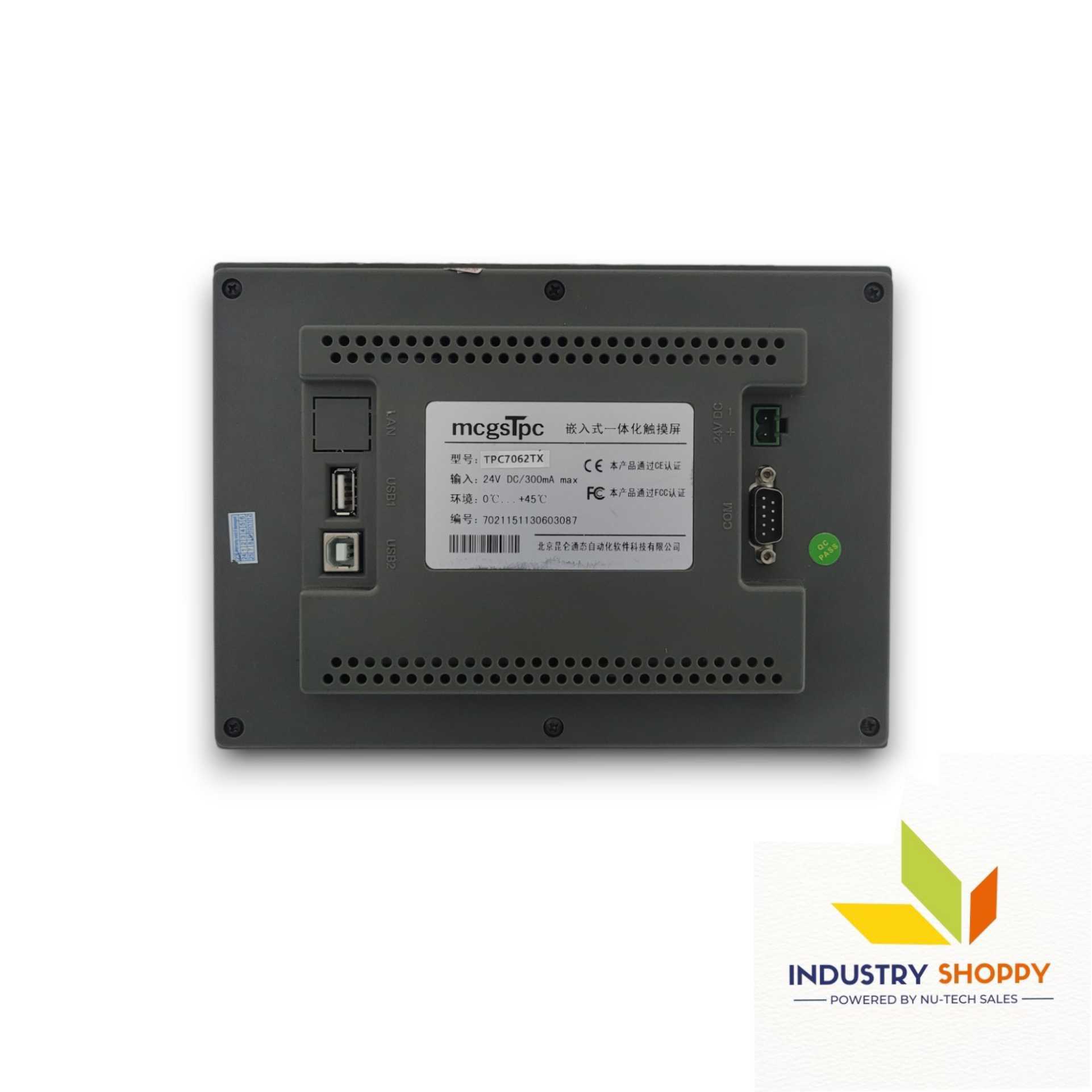 MCGS TPC7062TX HMI Display