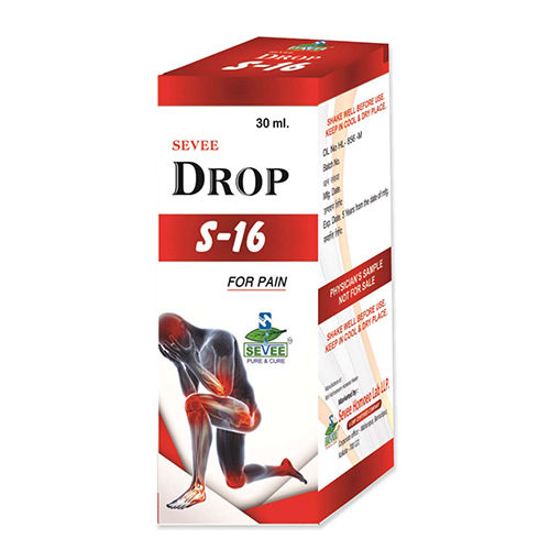 30ml S-16 Homeopathic Drop For Pain