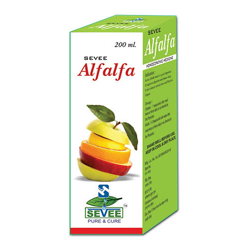 200ml Alfalfa Homeopathic Syrup