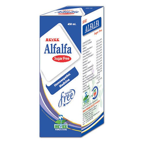 450ml Alfalfa Sugar Free Homeopathic Syrup