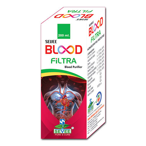 100% Safe 200Ml Blood Filtra Homeopathic Syrup For Blood Purifier