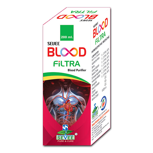 200ml Blood Filtra Homeopathic Syrup For Blood Purifier