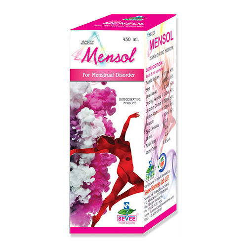 450ml Mensol Homeopathic Syrup For Menstrual Disorder