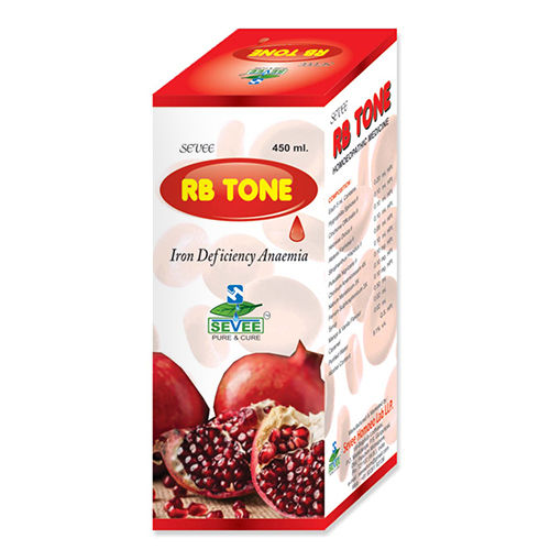 No Side Effect 450Ml Rb Tone Homeopathic Syrup For Iron Deficiency Anaemia