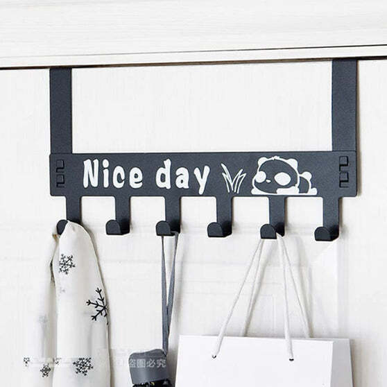 HEAVY-DUTY CARBON STEEL CARTOON NICE DAY OVER DOOR HOOK
