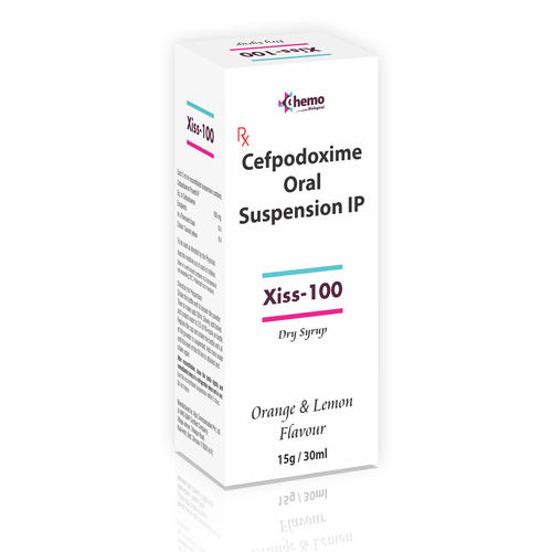 cefpodoxime proxetil 100 mg PER 5 ML ( WITH WATER)
