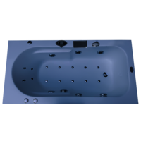 Melody 5 ft x 2.5 ft Combi-Massage Bathtub
