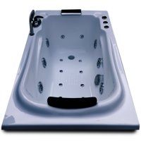 Bonn 4.5 ft x 2.5 ft Combi-Massage Bathtub