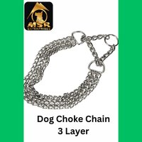 24 Inch 3 Layer Grinded Twisted Choke Collar Chain