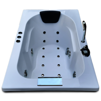 Prestige 4 ft x 2.5 ft Combi-Massage Bathtub