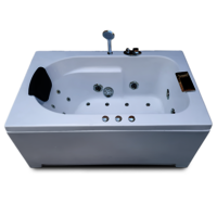 Prestige 4 ft x 2.5 ft Combi-Massage Bathtub