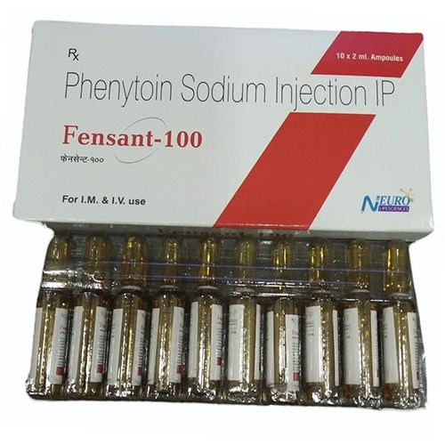 100mg Phenytoin Sodium Injection - High Purity Liquid Formulation | Pharmaceutical-Grade Potent Seizure Management Solution, No Water Content