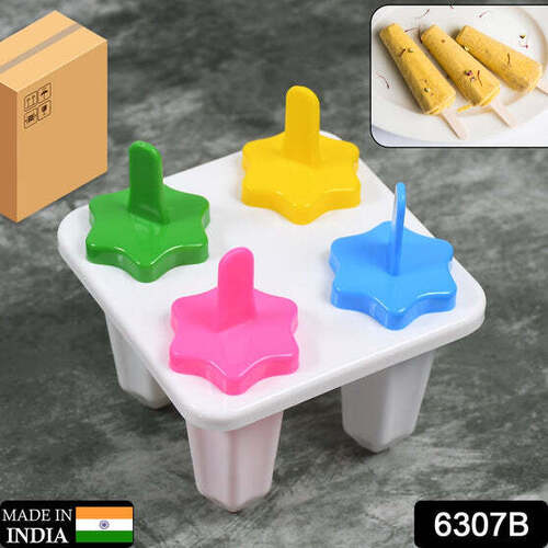 4pc Ice Candy Maker Used For Making Ice-creams