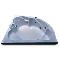 Ambassador 5 ft Corner Jacuzzi Bathtub