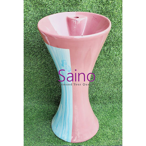 PINK ONE PIECE BASIN DAMRU SHAPE