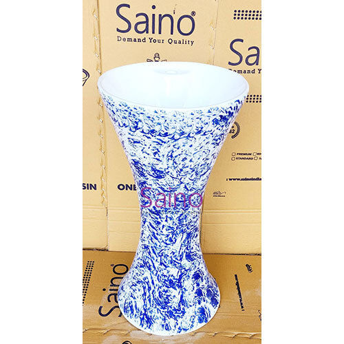 BLUE ONE PIECE BASIN DAMRU SHAPE