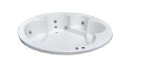 Pacific 6 ft Round Jacuzzi Bathtub