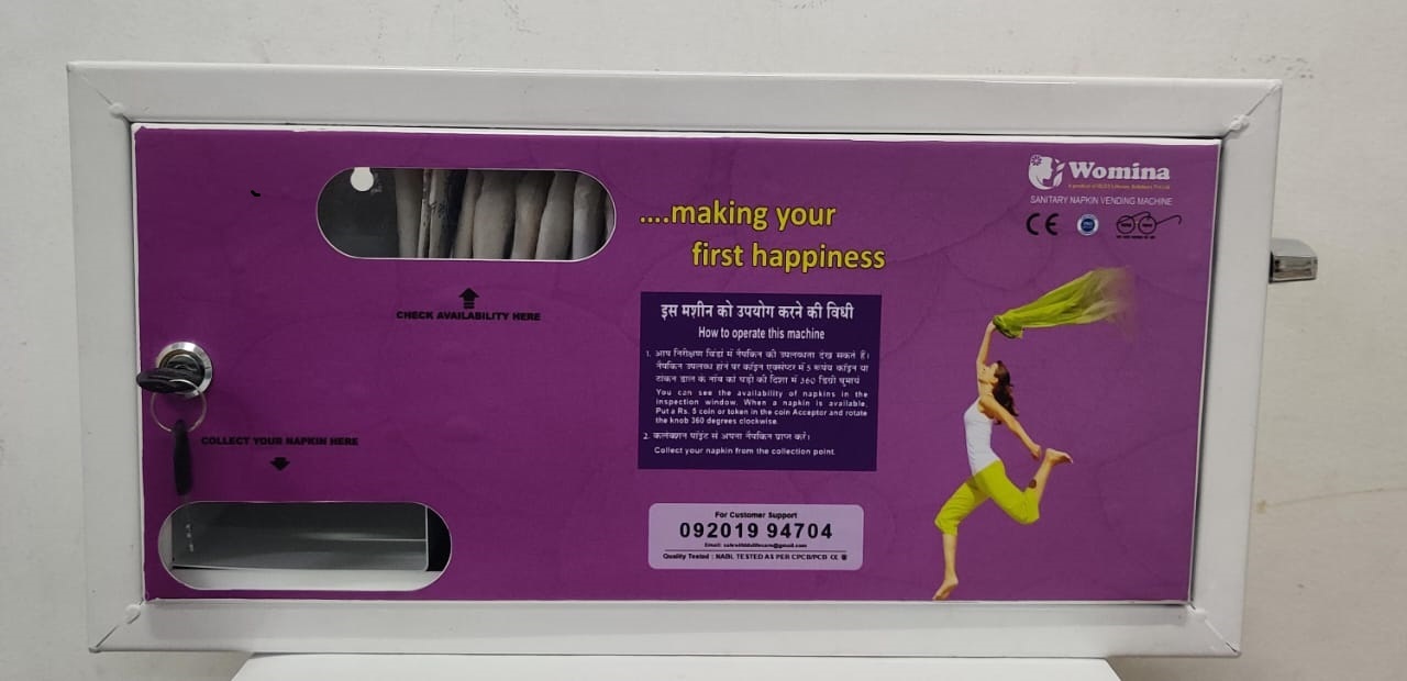 Manual Operated Sanitary Pad Vending Machine