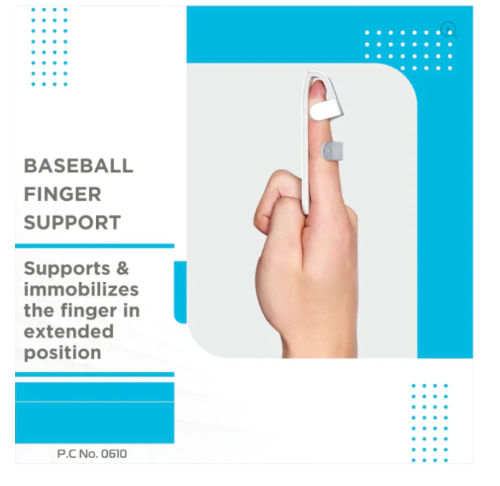 FINGER SPLINT BASEBALL UNIVERSAL Vissco P.C. NO. 0610