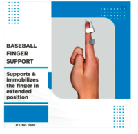 Finger Splint Baseball Universal Vissco P.c. No. 0610 - Color: White
