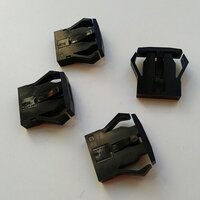 Omron Thumbwheel Switch (accessories) A7b-m-1 - End Caps Pair For A7bs-1 & A7bl-1 Series | Light Black Color, Left & Right Side Assembly
